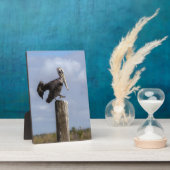 Brown Pelican Puzzle Fotoplatte (Seite)