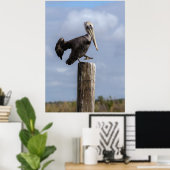 Brown Pelican Puzzle Poster (Heimbüro)