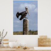 Brown Pelican Puzzle Poster (Küche)