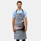 Brown Pelican Schürze (Getragen)