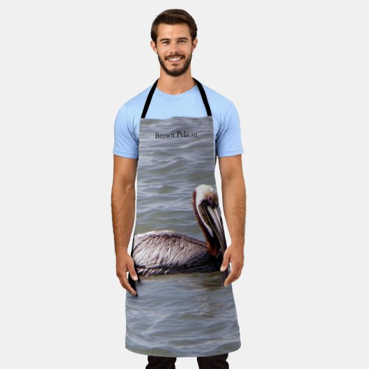 Brown Pelican Schürze (Getragen)