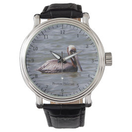 Brown Pelican-Uhr Armbanduhr
