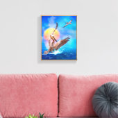 Brown Pelicans SUN KISSED ISLAND Leinwanddruck (Insitu (Wohnzimmer))