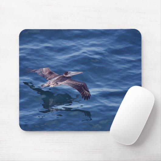 Brown-Pelikan Mousepad (Mit Mouse)