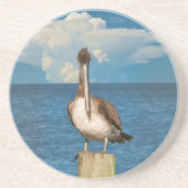 Brown-Pelikan-Untersetzer Untersetzer (Vorne)