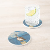 Brown-Pelikan-Untersetzer Untersetzer (Seite)