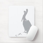 Brown-Pelikan-Vogel-Tier-Tiere Mousepad (Mit Mouse)