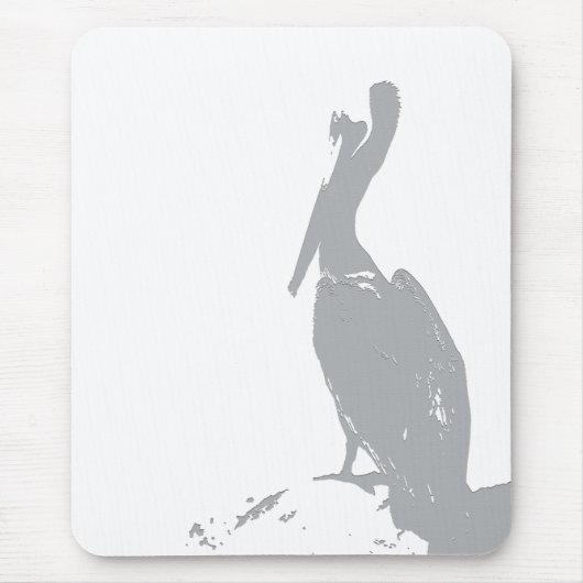 Brown-Pelikan-Vogel-Tier-Tiere Mousepad (Vorne)