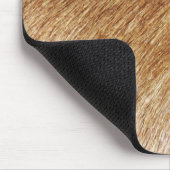 Brown-Pelz-Beschaffenheits-Foto Mousepad (Ecke)