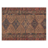 Brown Persian Geometric Shape Rug Pattern Tischdecke (Vorderseite (Horizontal))