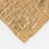 Brown-Pferd mit dem Halter auf altem Holz Fleecedecke (Ecke)