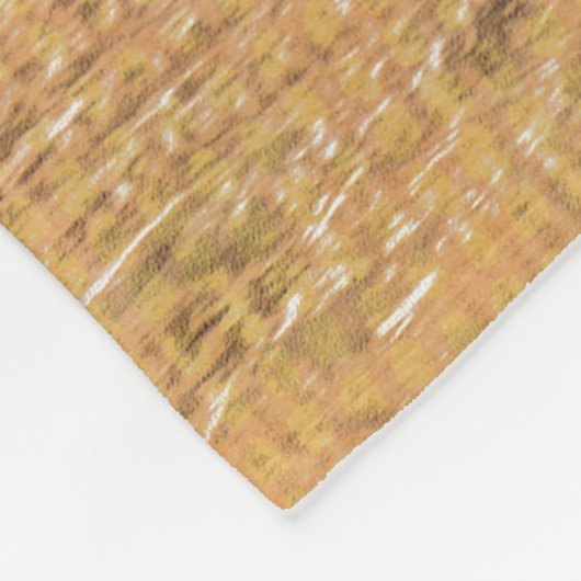 Brown-Pferd mit dem Halter auf altem Holz Fleecedecke (Ecke)