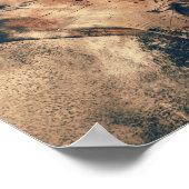 Brown Pferde Poster (Ecke)