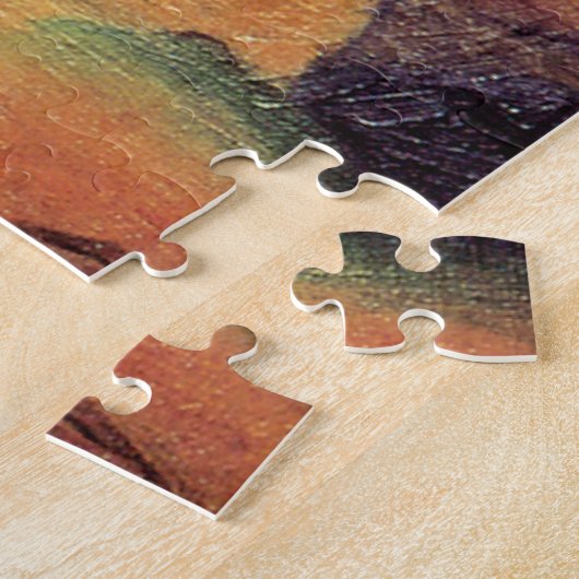 Brown Pferde Puzzle (Seite)