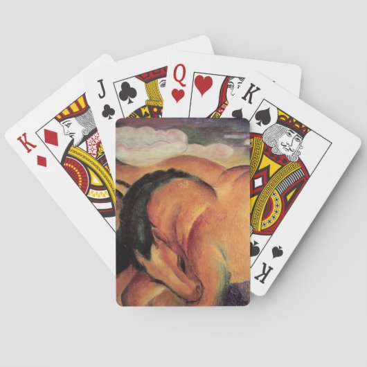 Brown Pferde Spielkarten (Rückseite)