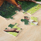 Brown-Pferdebetrieb Puzzle (Seite)