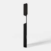 “Brown Phone Cover with Bold Black S Trendy iPhone Hülle (Rechte Seite)