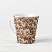 Brown Pine Cones Milchtasse (Linke Ecke)