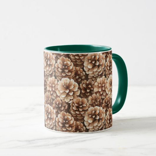 Brown Pine Cones   Tasse (VorderseiteRechts)