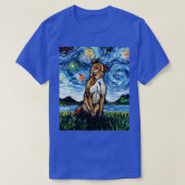 Brown Pitbull Night T-Shirt (Design vorne)