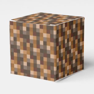 Brown-Pixel-Muster Geschenkschachtel