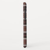 Brown Plaid Case-Mate iPhone Hülle (Hinten/Links)