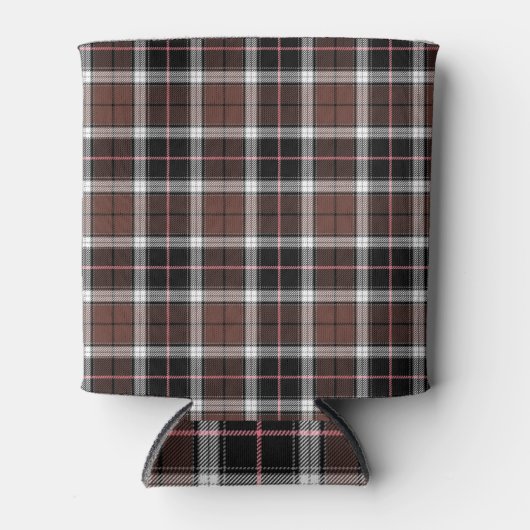 Brown Plaid Dosenkühler (Vorderseite)