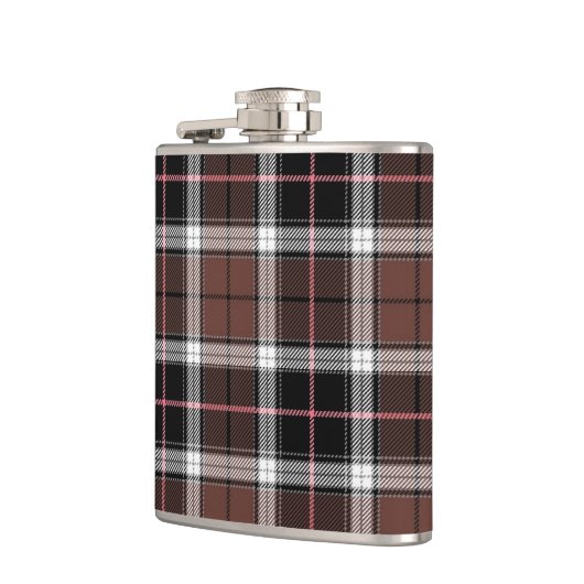 Brown Plaid Flachmann (Links)