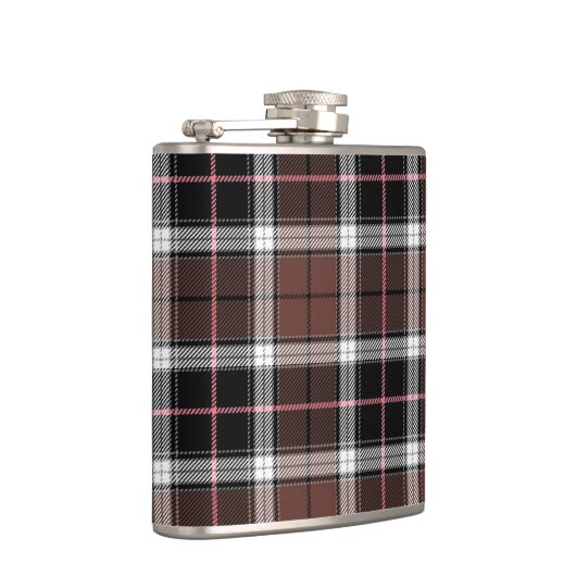 Brown Plaid Flachmann (Rechts)