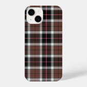 Brown Plaid iPhone Hülle (Rückseite)