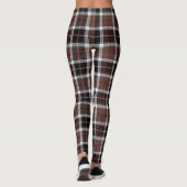Brown Plaid Leggings (Rückseite)