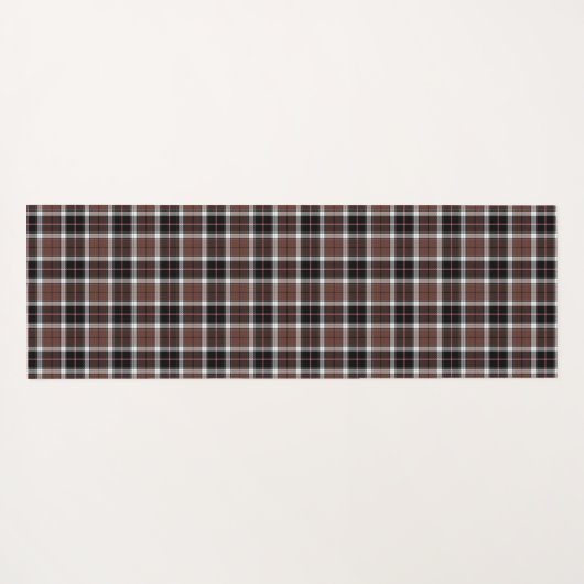 Brown Plaid Yogamatte (Rückseite (Horizontal))