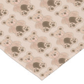 Brown Plush Toy Teddy Bär gestopftes Tier Kurzer Tischläufer (Ecke)