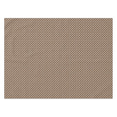 Brown polka dot pattern Esstableclout Tischdecke (Vorderseite (Horizontal))