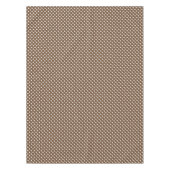 Brown polka dot pattern Esstableclout Tischdecke (Vorderseite)