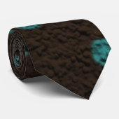 Brown Polka dots Krawatte (Gerollt)