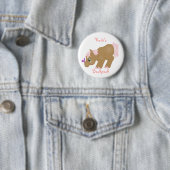 Brown-Pony-Knopf Button (Beispiel)