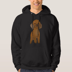 Brown Poodle Poodle Doppy Puppy Hoodie