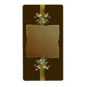 Brown Posies Apothekary Label (Vorne)