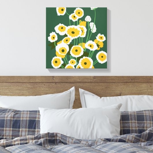 Brown Pot Leinwanddruck (Insitu (Schlafzimmer))