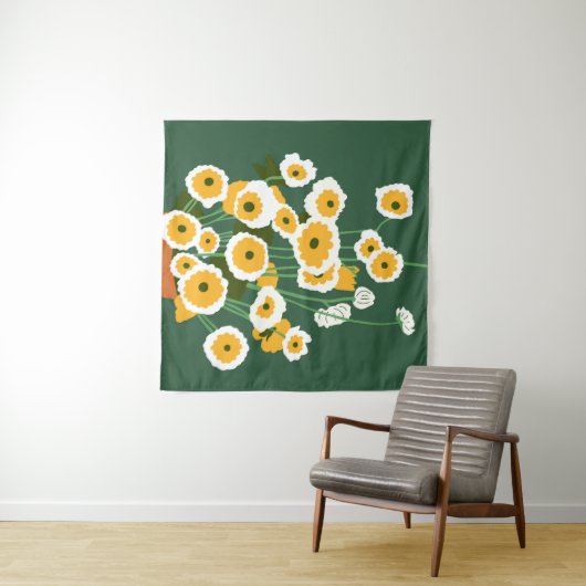 Brown Pot Wandteppich (Beispiel (Horizontal))