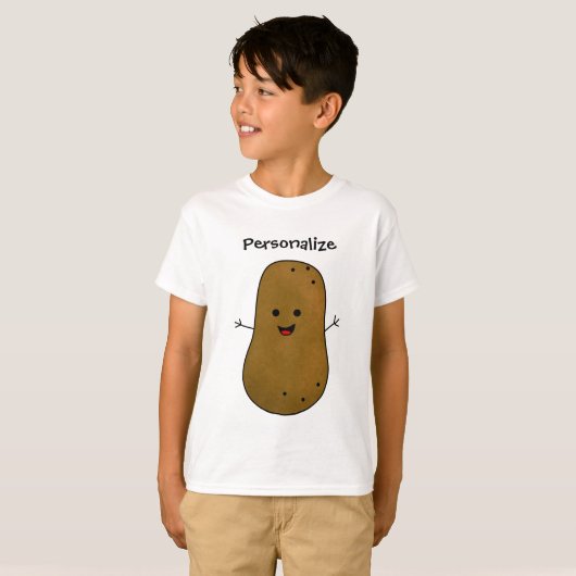 Brown Potato Personalisiert T-Shirt (Vorne ganz)