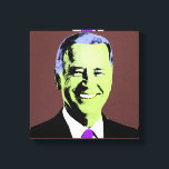 Brown President Biden Pop Art Leinwanddruck<br><div class="desc">Politischer Pop Art Gear und politische Geschenke von PolitiClothes.com & PolitiCardz.com finden die einzigartigsten Wahlen und politischen Geschenke inklusive: politische T - Shirt, politische Autoaufkleber, politische Buttons, politische Poster, politische Buttone, politische Karten, politische Tasse, politische Plakate, politische Zeichen und mehr! Politische Kunst & Gear: http://www.PolitiClothes.com Politische Karten und Geschenke: http://www.PolitiCardz.com...</div>