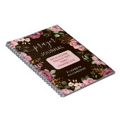 Brown Proverbs 31 Blume Gebetszeitschrift Notizbuc Notizblock (Rechte Seite)