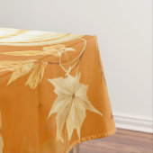 Brown Pumpkin Floral Herbst und Fall Muster Tischdecke (Beispiel)