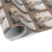 Brown-Punkte-kundenspezifische Geschenkpapier (Rolleneckpunkt)