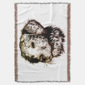 Brown Puppy Sketch Decke (Vorderseite Vertikal)