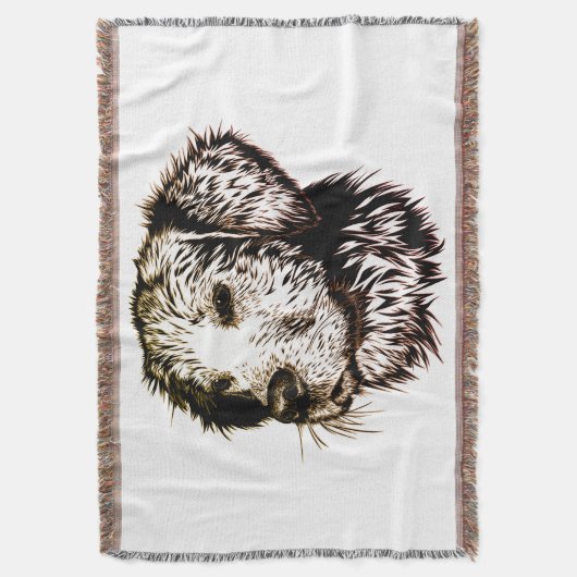 Brown Puppy Sketch Decke (Vorderseite Vertikal)