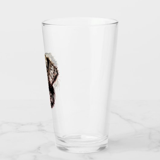 Brown Puppy Sketch Glas (Links)