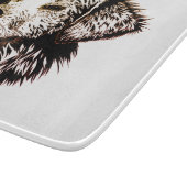 Brown Puppy Sketch Schneidebrett (Ecke)